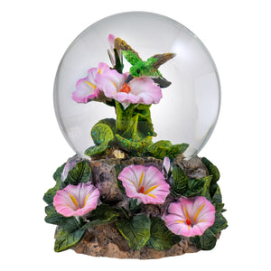 100MM Hummingbird Musical Water Globe