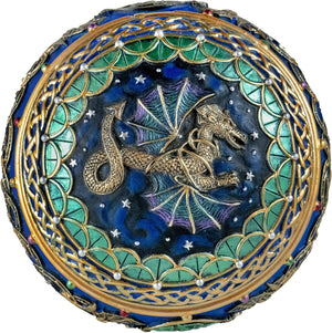 Dragon Hinged Musical Trinket Box