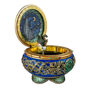 Dragon Hinged Musical Trinket Box San Francisco Music Box Company Collectible 850060057014
