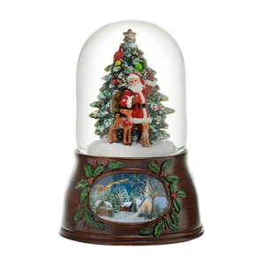 Musical Santa W/Tree