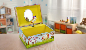 Magical Unicorn Keepsake Musical Jewelry Box