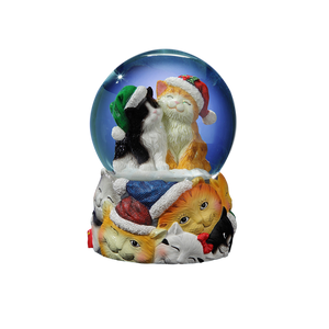 Christmas Cats Snow Globe