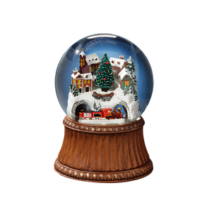 Rotating Train and Mountain Village 120mm WG