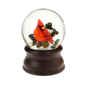 Cardinal Snow Globe