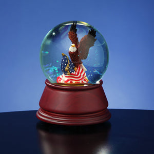 American Eagle Water Globe The San Francisco Music Box Company Collectible 842970050162
