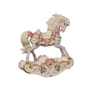 Hearts & Roses Rocking Horse The San Francisco Music Box Company Collectible 842970049609