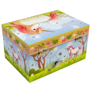Magical Unicorn Keepsake Musical Jewelry Box San Francisco Music Box Company Collectible