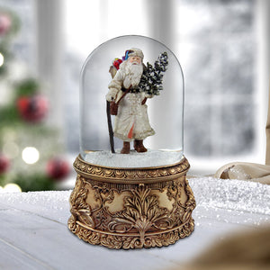 Santa Musical Domed Water Globe