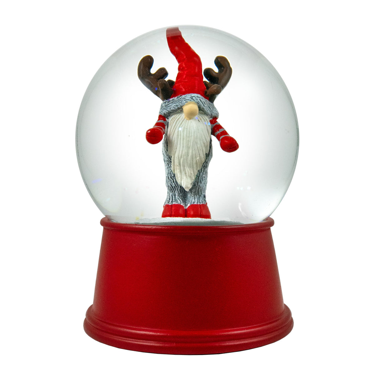 100mm Reindeer Gnome Water Globe San Francisco Music Box Company Collectible 683332665231