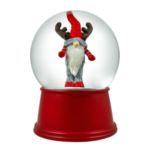 100mm Reindeer Gnome Water Globe San Francisco Music Box Company Collectible 683332665231
