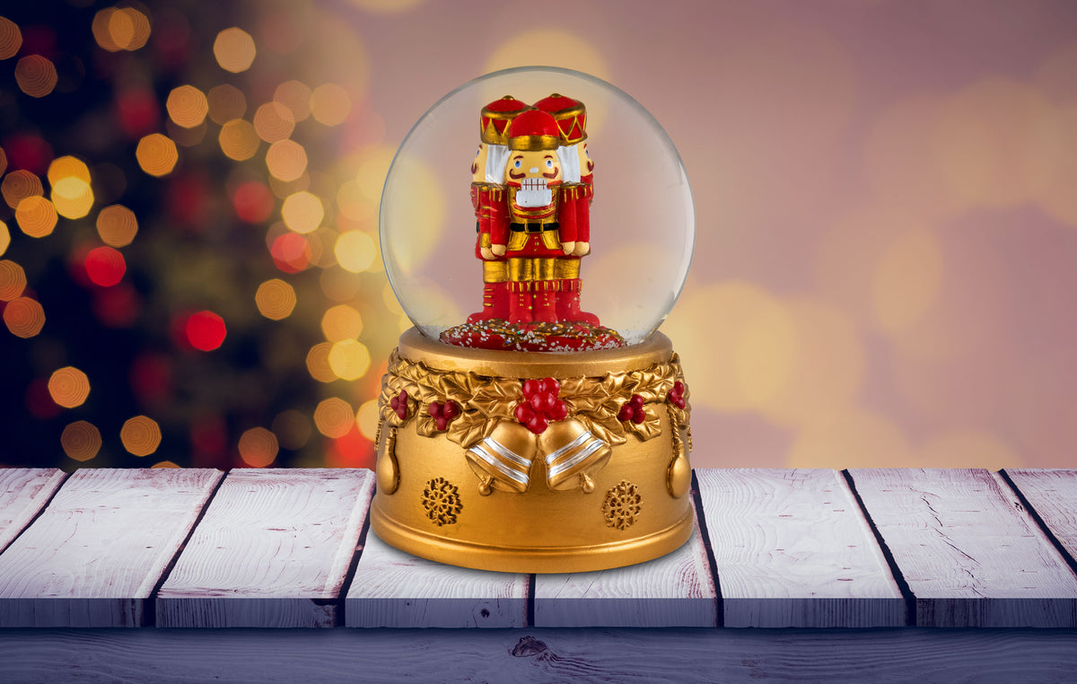 Holiday Decorations Nutcracker Water Globe