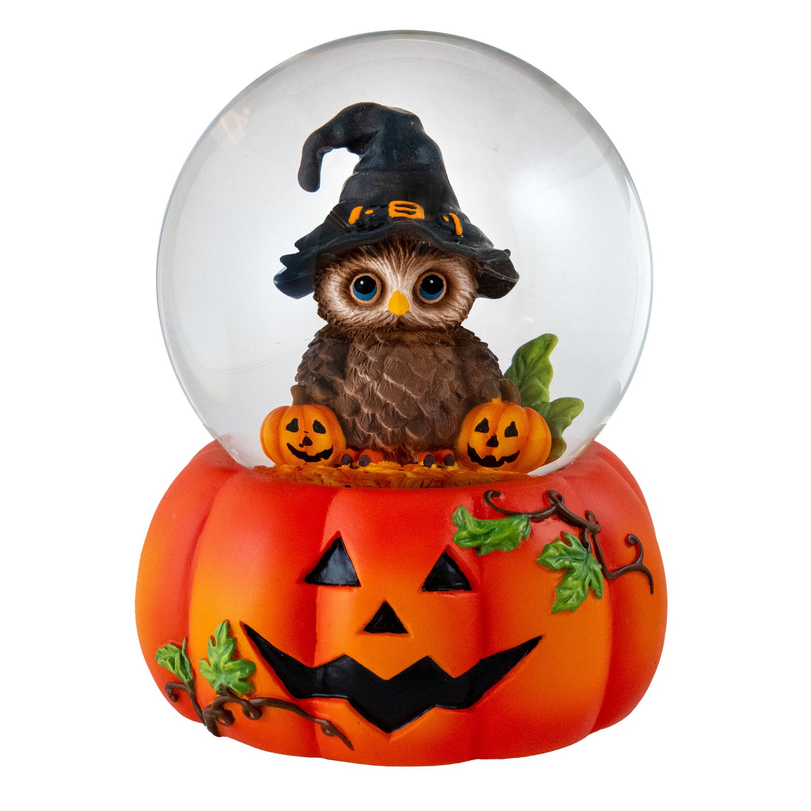Halloween Owl Musical Water Globe