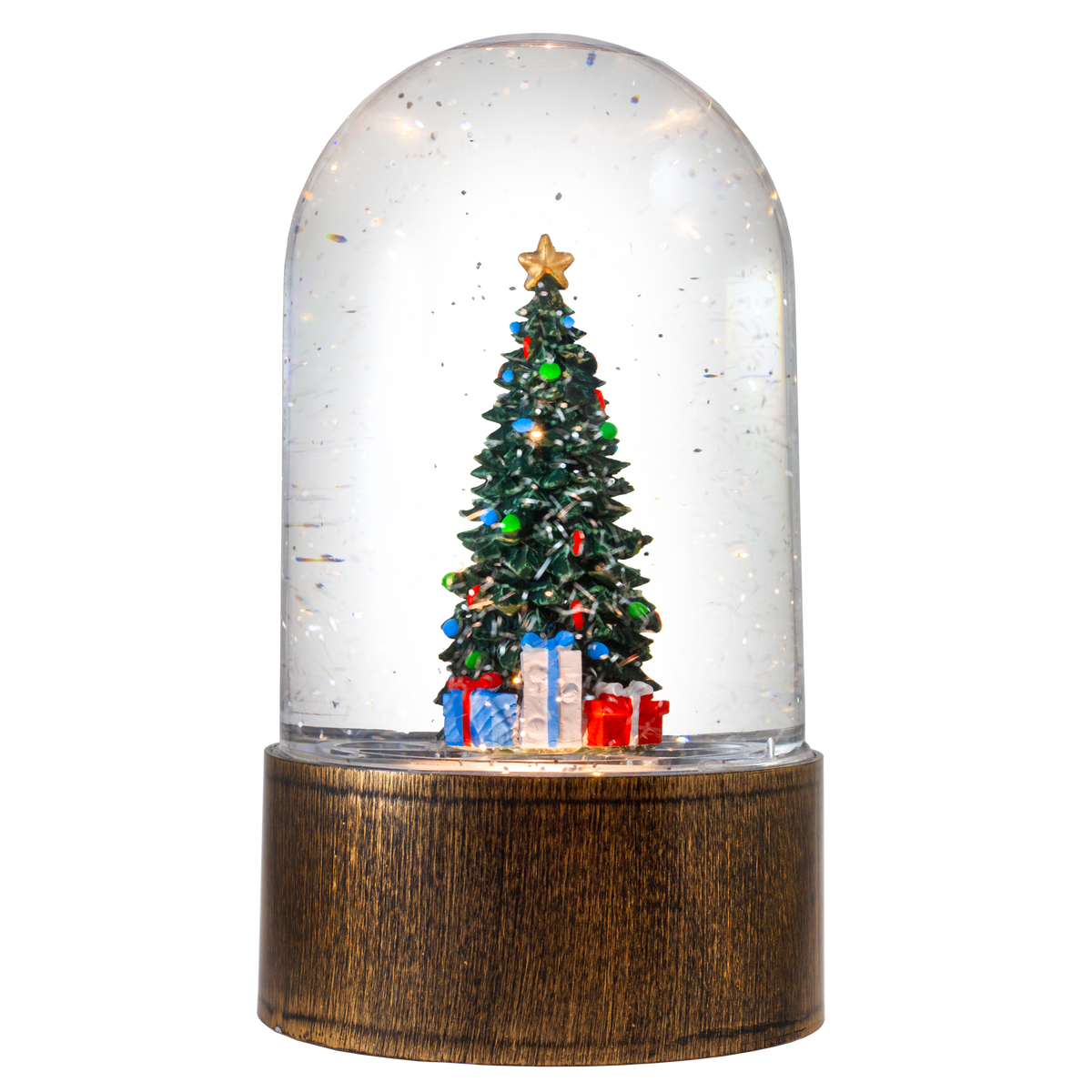 Lighted Muscial Christmas Tree Water Globe