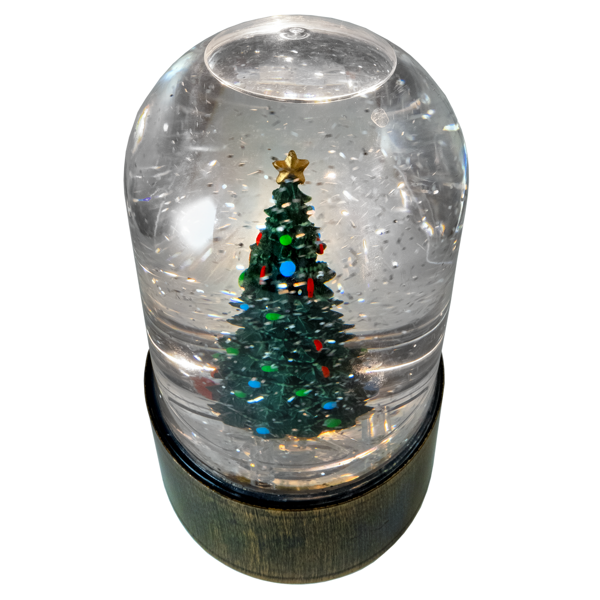 Lighted Muscial Christmas Tree Water Globe