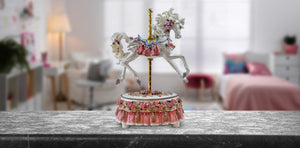 Revolving Carousel Figurine