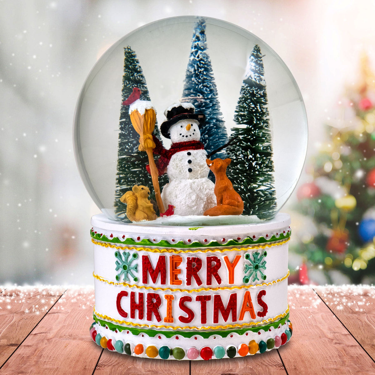 Merry Christmas Snow Globe
