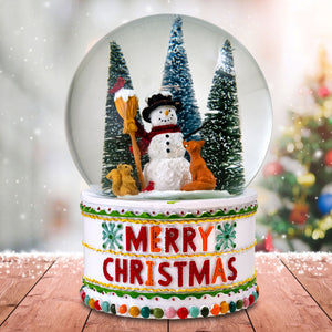 Merry Christmas Snow Globe