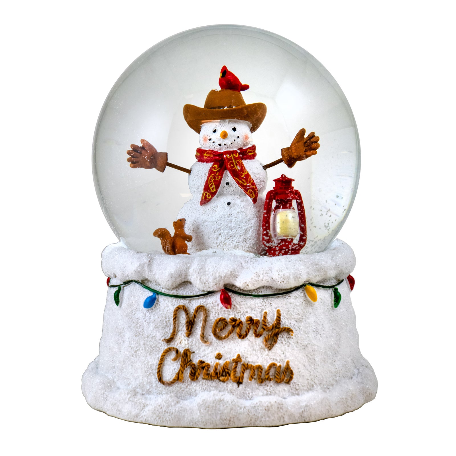 Frosty the Wrangler Musical Snow Globe