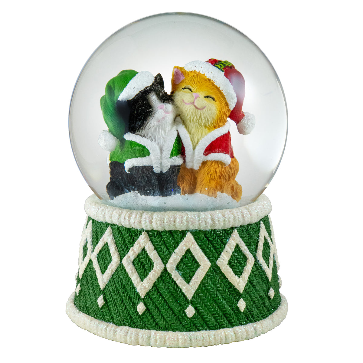 Cute Cuddly Cats Holiday Snow Globe