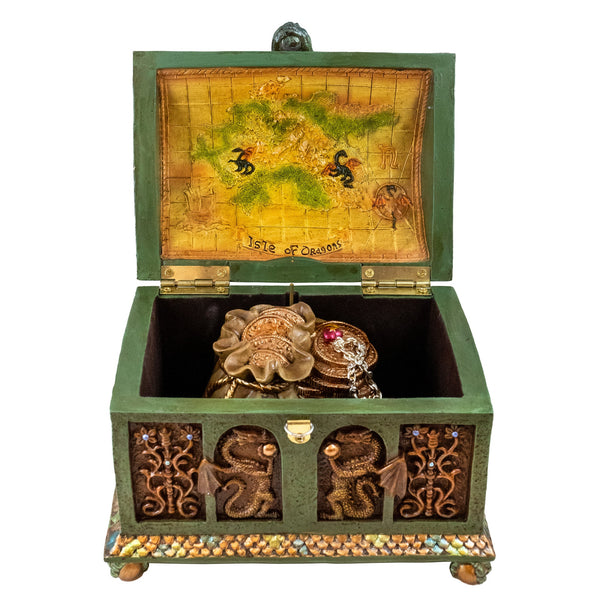 Dragon Hinged Keepsake Musical Trinket Box - San Francisco Music