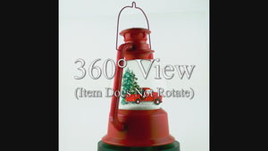 Red Truck Lantern Snow Globe