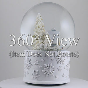 120mm Snowy White Home Scene Snow Globe