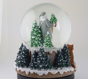 120 MM Santa with Friends Snow Globe