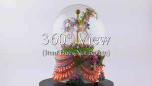 Hummingbird Carousel Water Globe