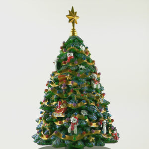 Jingle Bell Rotating Christmas Tree Fig