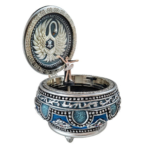 Swan Lake Hinged Hinged Musical Trinket Box San Francisco Music Box Company Collectible 850060057021