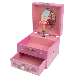 1 Drawer Ballerina Dancer Music Box San Francisco Music Box Company Collectible