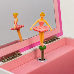 2 Drawer Ballerina Dancer Music Box San Francisco Music Box Company Collectible