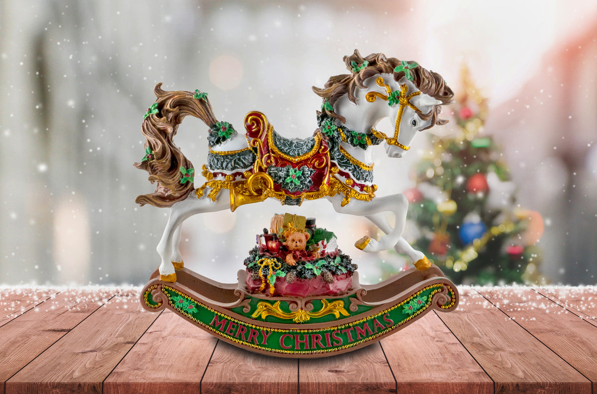 Merry Christmas Rocking Horse