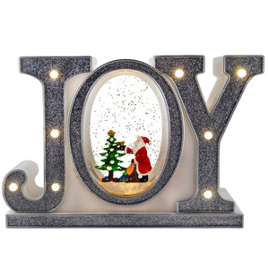 Christmas Joy Santa Musical Decoration