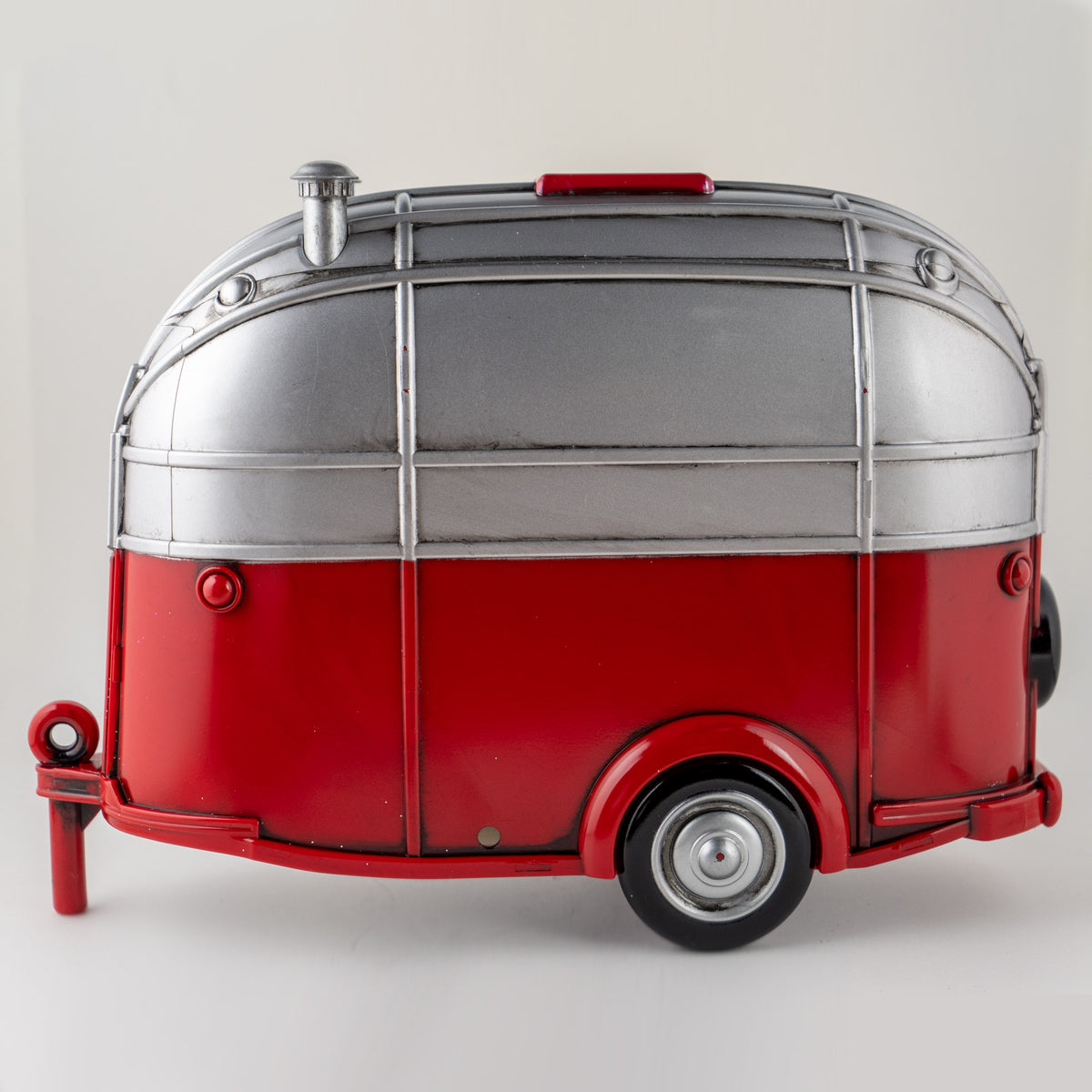 Musical Snowman in a Camper Decoration