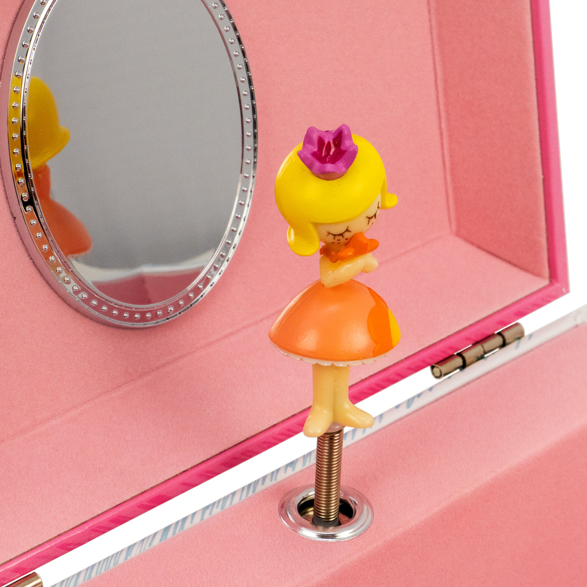 Princess with Friendly Dragon Heirloom Musical Jewelry Box