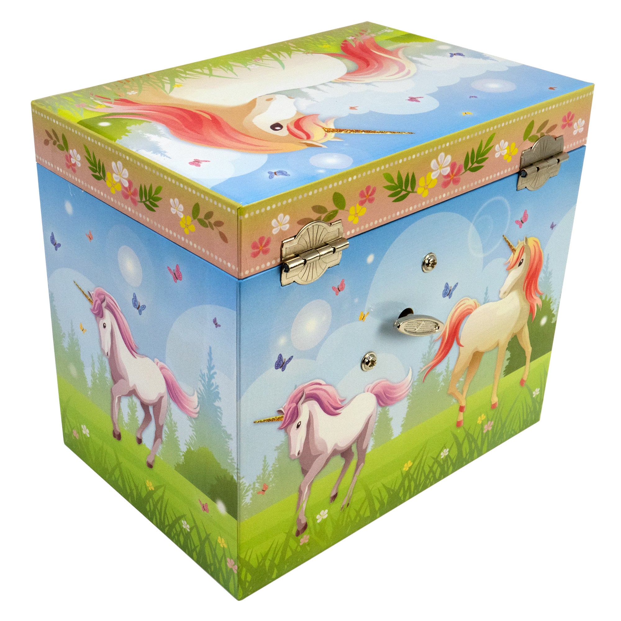 Friendship Magical Unicorn 2 Drawer Musical Jewelry Chest - San