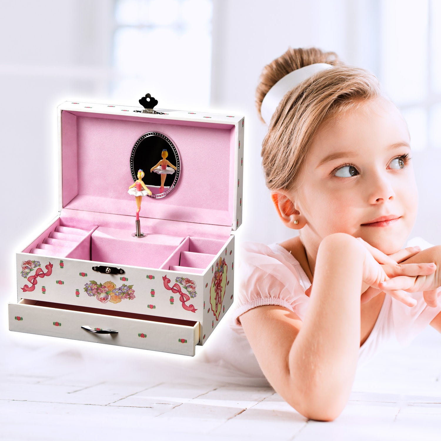 Ballerina Jewelry Box