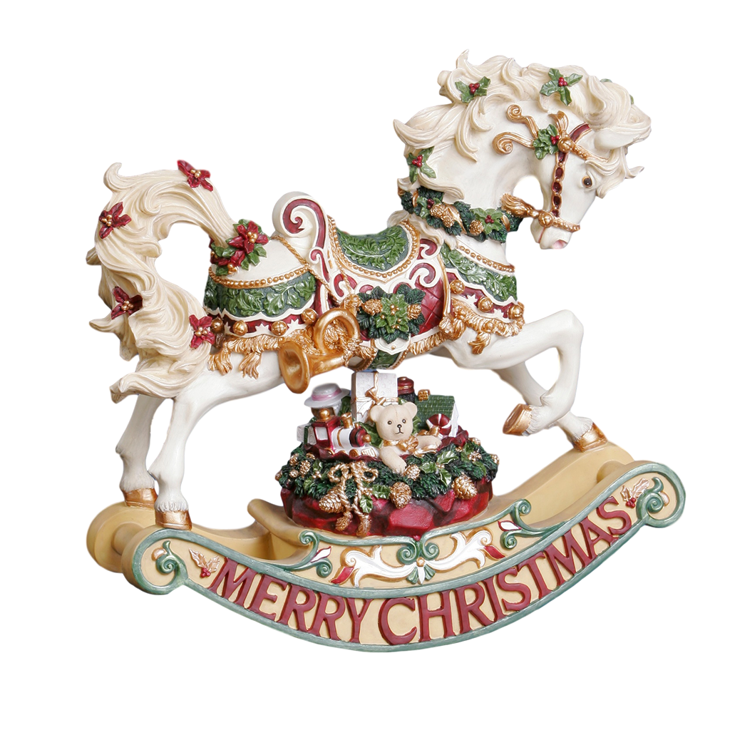 Christmas Rhapsody Rocking Horse Fig 8"