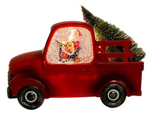 Light Up Musical Santa in Red Truck