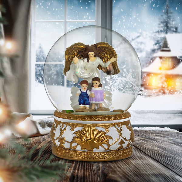 Angel snow globe discount
