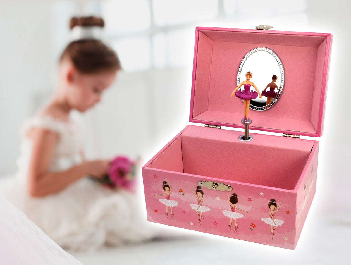 Ballet Dancing Keepsake Musical Jewelry Box San Francisco Music Box Company Collectible