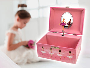 Ballet Dancing Keepsake Musical Jewelry Box San Francisco Music Box Company Collectible