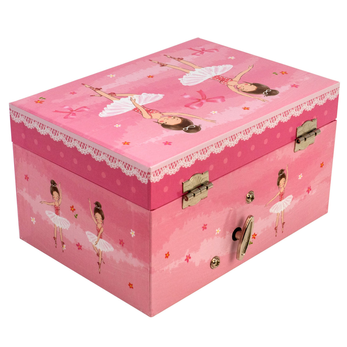 Ballet Dancing Keepsake Musical Jewelry Box San Francisco Music Box Company Collectible