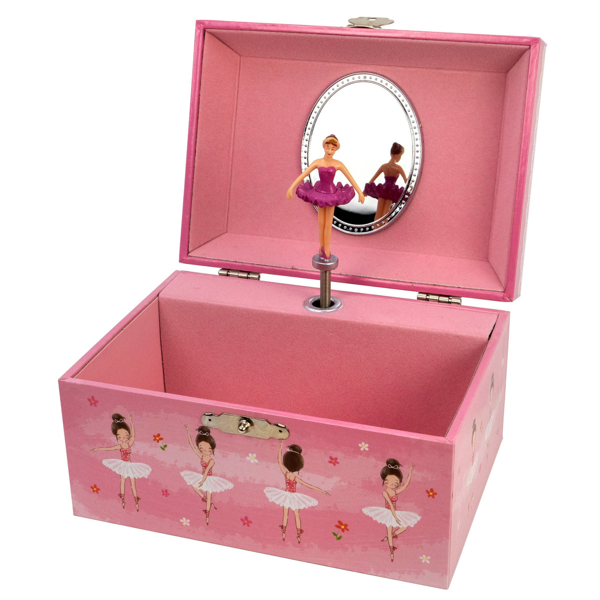 Ballet Dancing Keepsake Musical Jewelry Box San Francisco Music Box Company Collectible