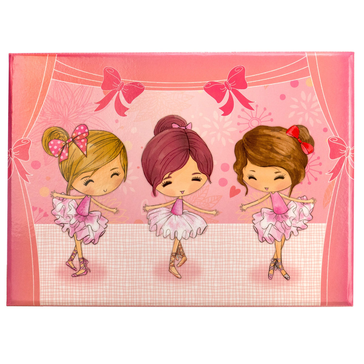 Ballet Recital Musical Jewelry Box with Side Drawers San Francisco Music Box Company Collectible