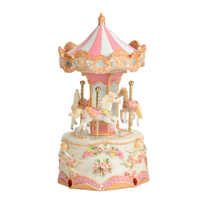 Carousel Decoration - three horses (Mini) The San Francisco Music Box Company Collectible 089902813130