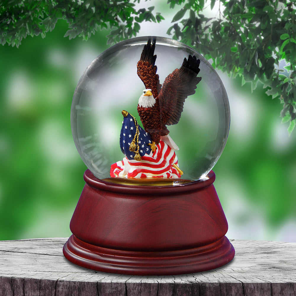 American Eagle Water Globe
