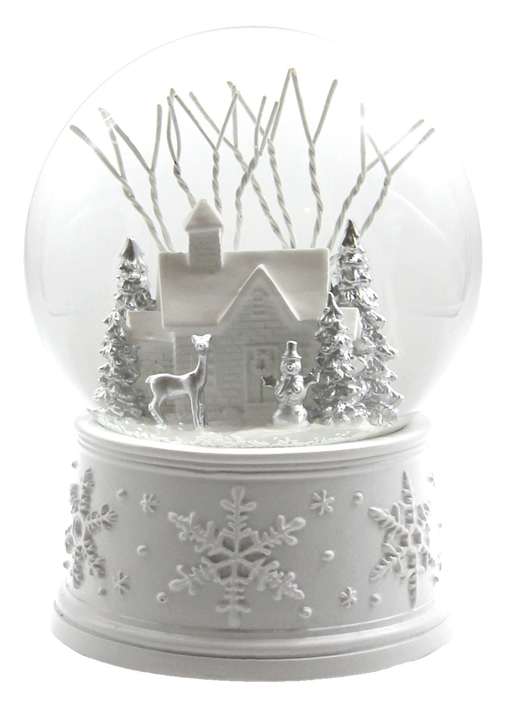 100MM White Christmas Snow Globe