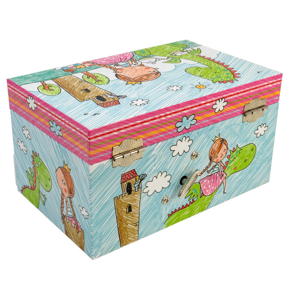 美品　ザ・バンド/ボックス　ミュージカルヒストリー5CD＋1DVD　国内版仕様 Princess with Friendly Dragon Heirloom Musical Jewelry Box - San